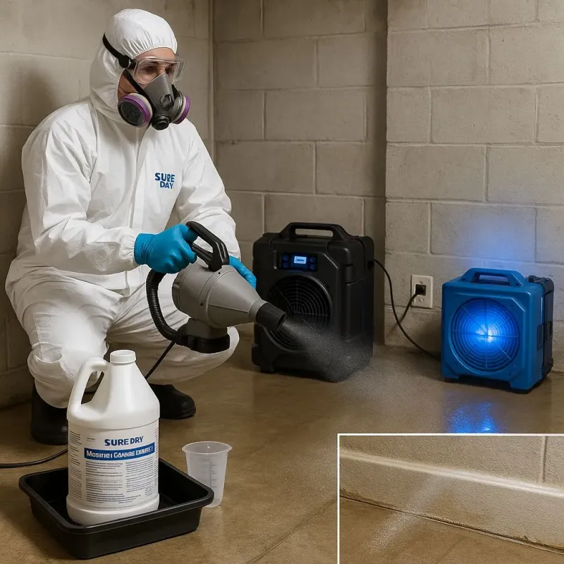 Sanitization and Odor Removal process in Deer Park, NY