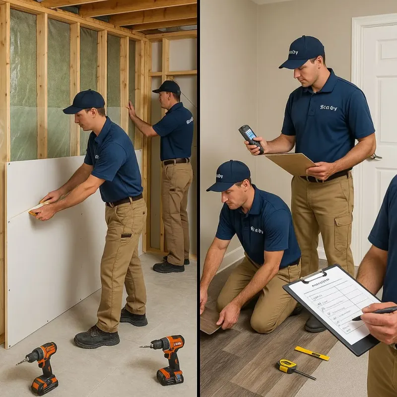 Repairs and Reconstruction process in Deer Park, NY